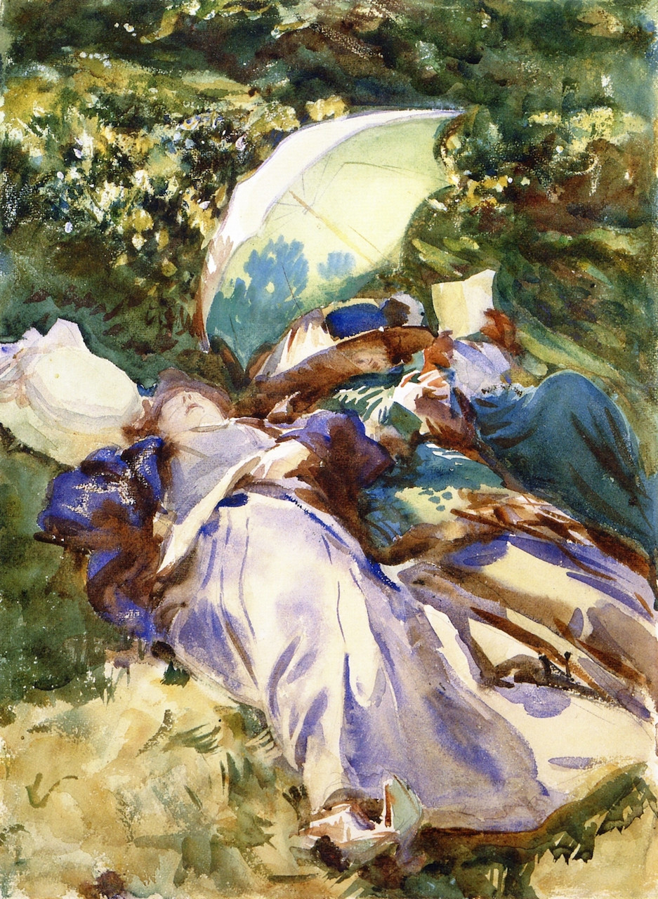 The Green Parasol (also known as Two Women with a Parasol), 1910